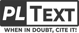 PLText Logo